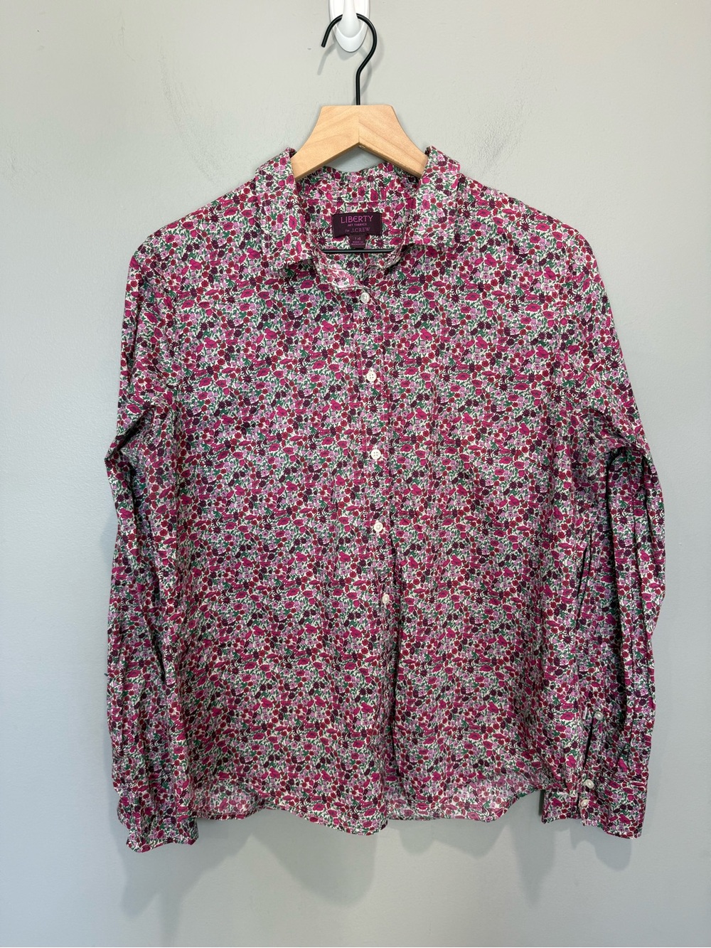 J.Crew x Liberty Art Fabrics Floral Button Down Shirt Size 14